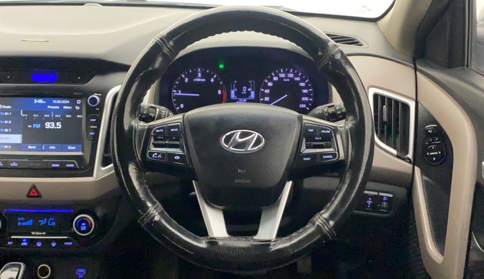 2018 Hyundai Creta SX AT 1.6 DIESEL, Diesel, Automatic, 69,320 km, Steering Wheel Close Up