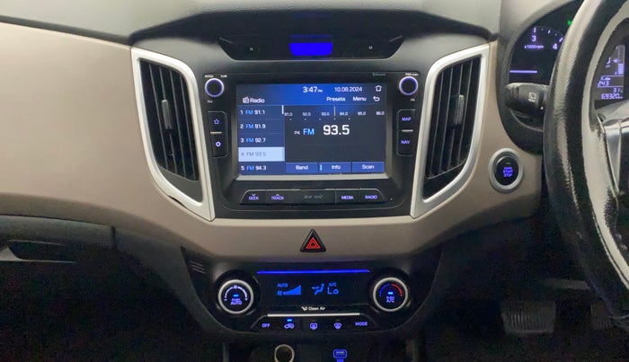 2018 Hyundai Creta SX AT 1.6 DIESEL, Diesel, Automatic, 69,320 km, Air Conditioner