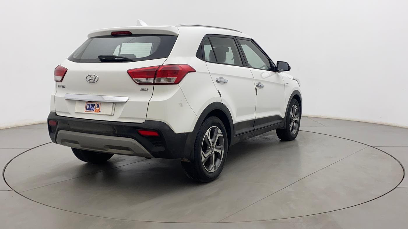 2018 Hyundai Creta SX AT 1.6 DIESEL, Diesel, Automatic, 69,320 km, Right Back Diagonal