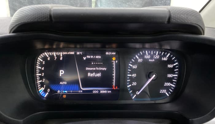 2022 Tata ALTROZ XZA PLUS, Petrol, Automatic, 30,949 km, Odometer Image