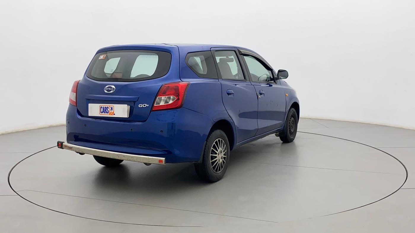 2017 Datsun Go Plus T, Petrol, Manual, 1,07,501 km, Right Back Diagonal