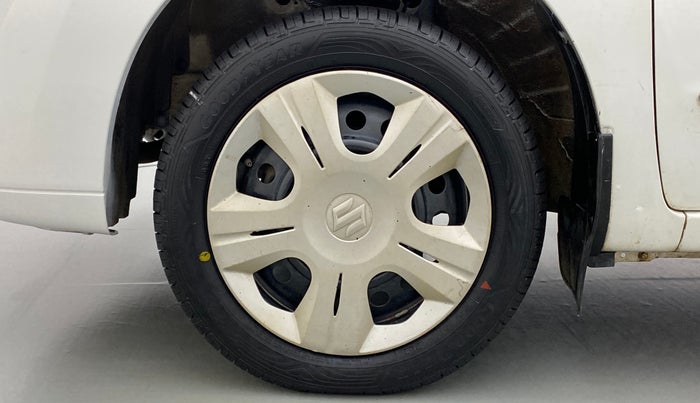 2011 Maruti Wagon R 1.0 VXI, Petrol, Manual, 41,065 km, Left Front Wheel