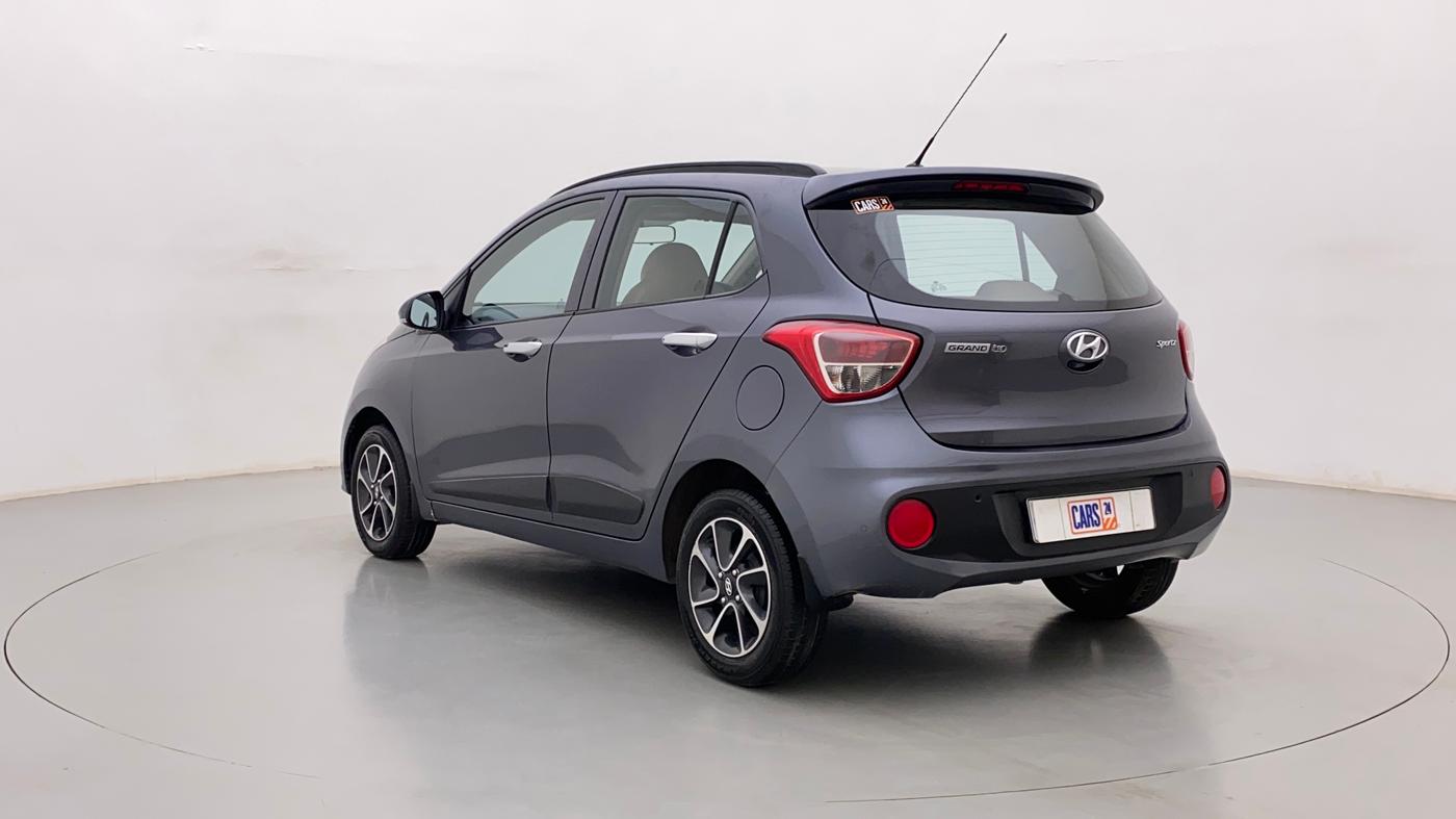 2018 Hyundai Grand i10 SPORTZ AT 1.2 KAPPA VTVT, Petrol, Automatic, 26,821 km, Left Back Diagonal