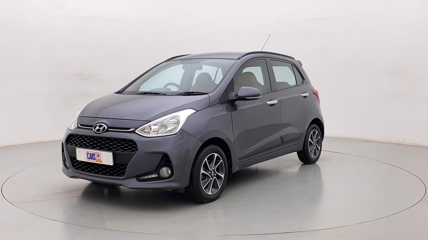 2018 Hyundai Grand i10 SPORTZ AT 1.2 KAPPA VTVT, Petrol, Automatic, 26,821 km, Left Front Diagonal