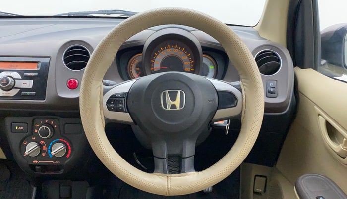 2012 Honda Brio S MT, Petrol, Manual, 36,423 km, Steering Wheel Close Up