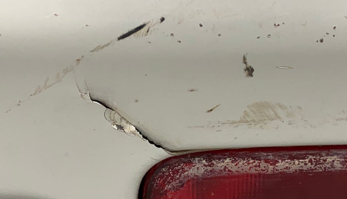 2011 Maruti Ritz VXI, Petrol, Manual, 23,103 km, Rear bumper - Minor damage