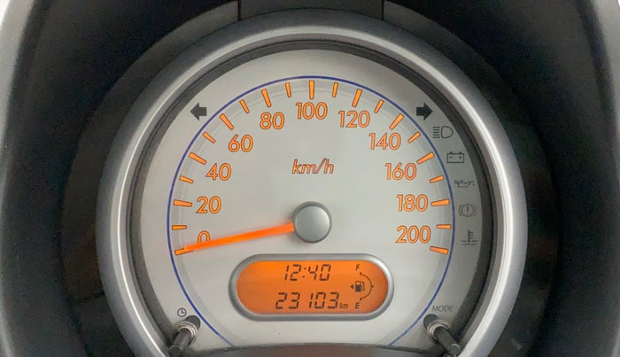 2011 Maruti Ritz VXI, Petrol, Manual, 23,103 km, Odometer Image