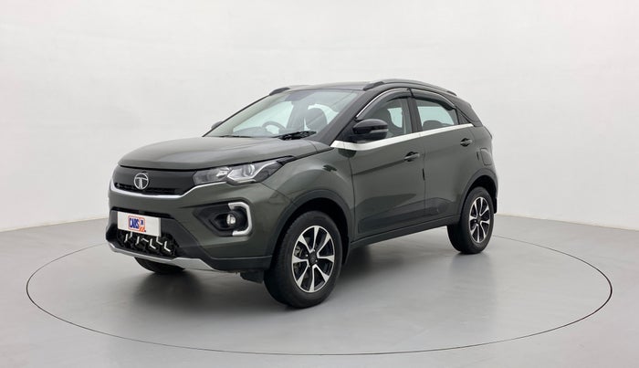 2021 Tata NEXON XZ PLUS PETROL SUNROOF, Petrol, Manual, 9,044 km, Left Front Diagonal