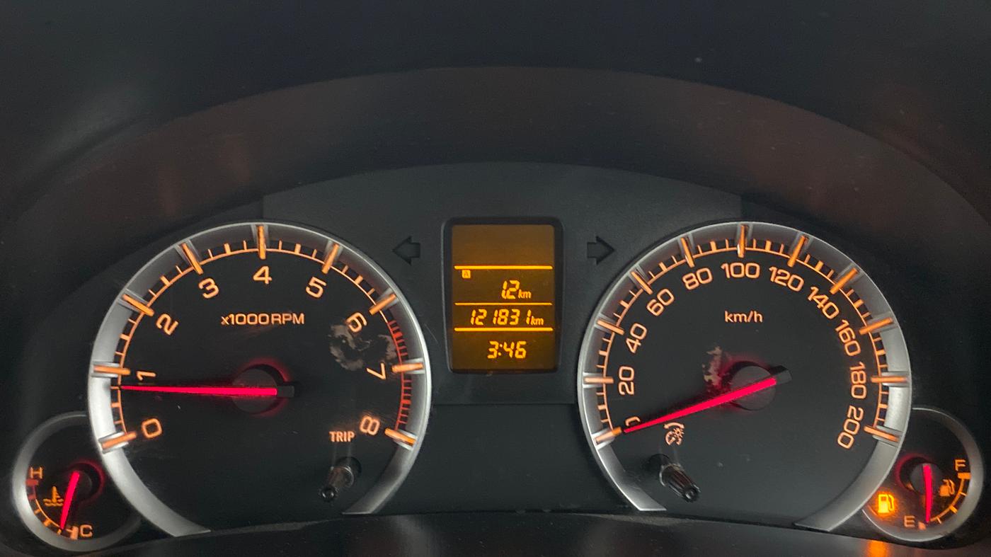 2016 Maruti Swift Dzire VXI, Petrol, Manual, 1,22,231 km, Odometer Image