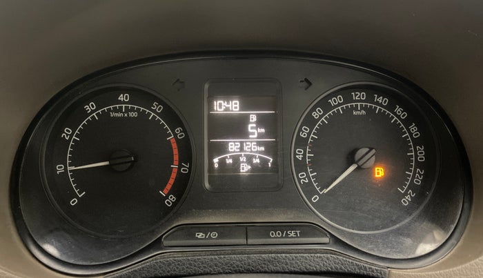 2016 Skoda Rapid AMBITION 1.6 MPI MT, Petrol, Manual, 82,089 km, Odometer Image