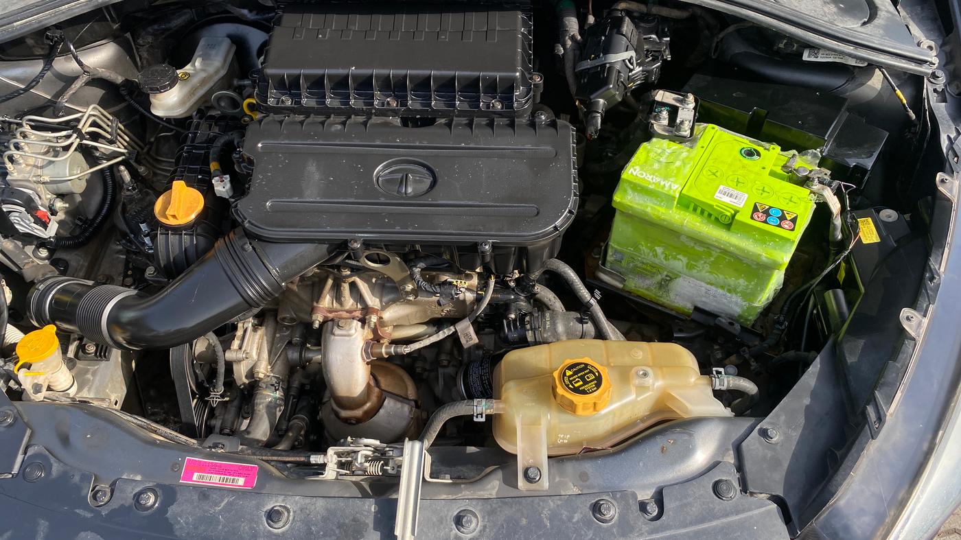 2021 Tata TIGOR XZ PETROL, Petrol, Manual, 76,557 km, Engine View - Left