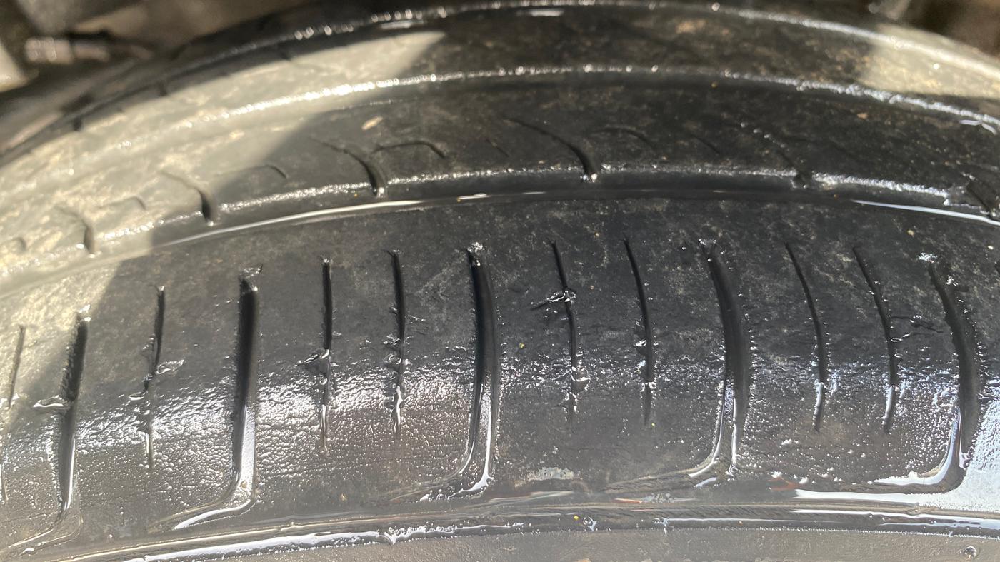 2021 Tata TIGOR XZ PETROL, Petrol, Manual, 76,557 km, Left Rear Tyre Tread