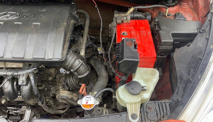 2017 Hyundai Grand i10 SPORTZ (O) AT 1.2 KAPPA VTVT, Petrol, Automatic, 49,030 km, Engine View - Left