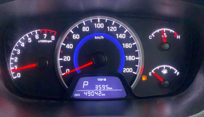 2017 Hyundai Grand i10 SPORTZ (O) AT 1.2 KAPPA VTVT, Petrol, Automatic, 49,030 km, Odometer Image