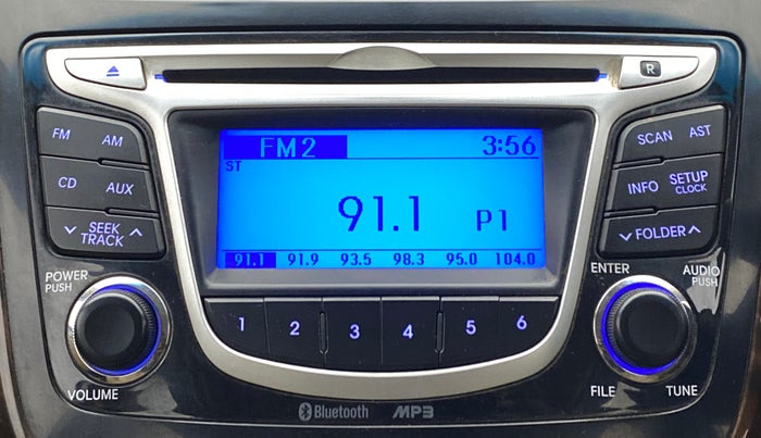 2014 Hyundai Verna FLUIDIC 1.6 SX CRDI OPT, Diesel, Manual, 93,787 km, Infotainment System