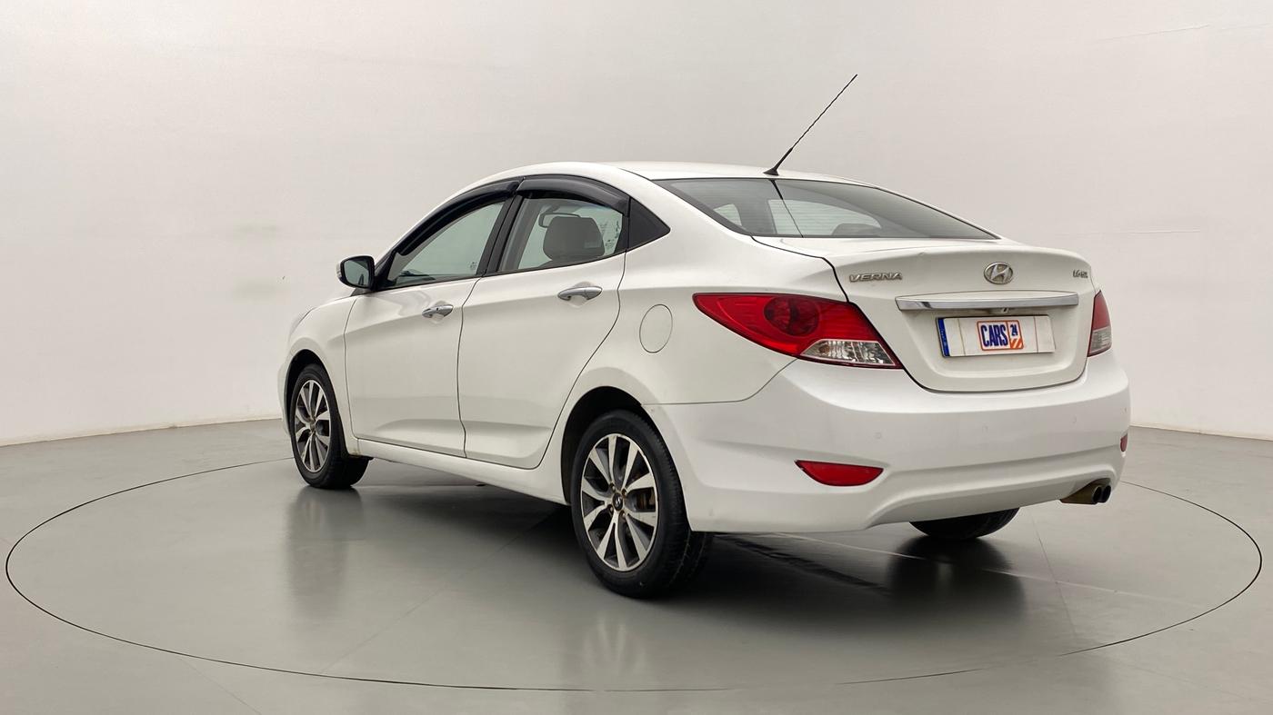 2014 Hyundai Verna FLUIDIC 1.6 SX CRDI OPT, Diesel, Manual, 93,787 km, Left Back Diagonal