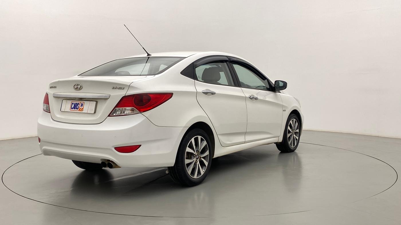 2014 Hyundai Verna FLUIDIC 1.6 SX CRDI OPT, Diesel, Manual, 93,787 km, Right Back Diagonal
