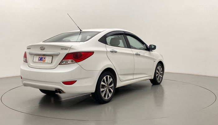 2014 Hyundai Verna FLUIDIC 1.6 SX CRDI OPT, Diesel, Manual, 93,787 km, Right Back Diagonal
