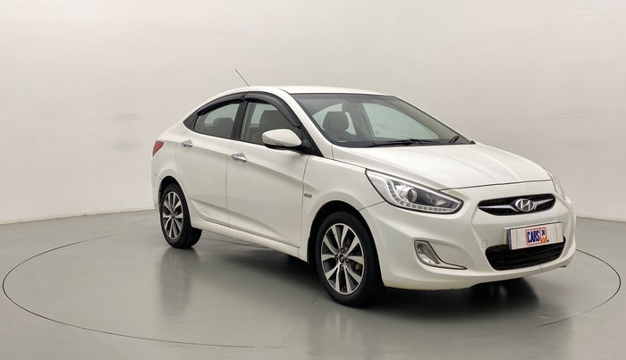 2014 Hyundai Verna FLUIDIC 1.6 SX CRDI OPT, Diesel, Manual, 93,787 km, Right Front Diagonal
