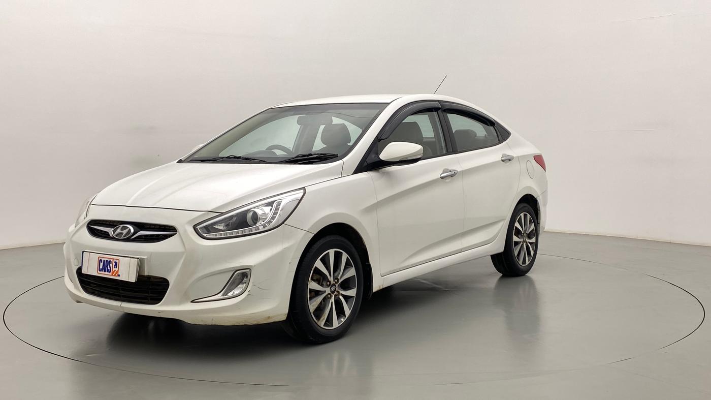 2014 Hyundai Verna FLUIDIC 1.6 SX CRDI OPT, Diesel, Manual, 93,787 km, Left Front Diagonal