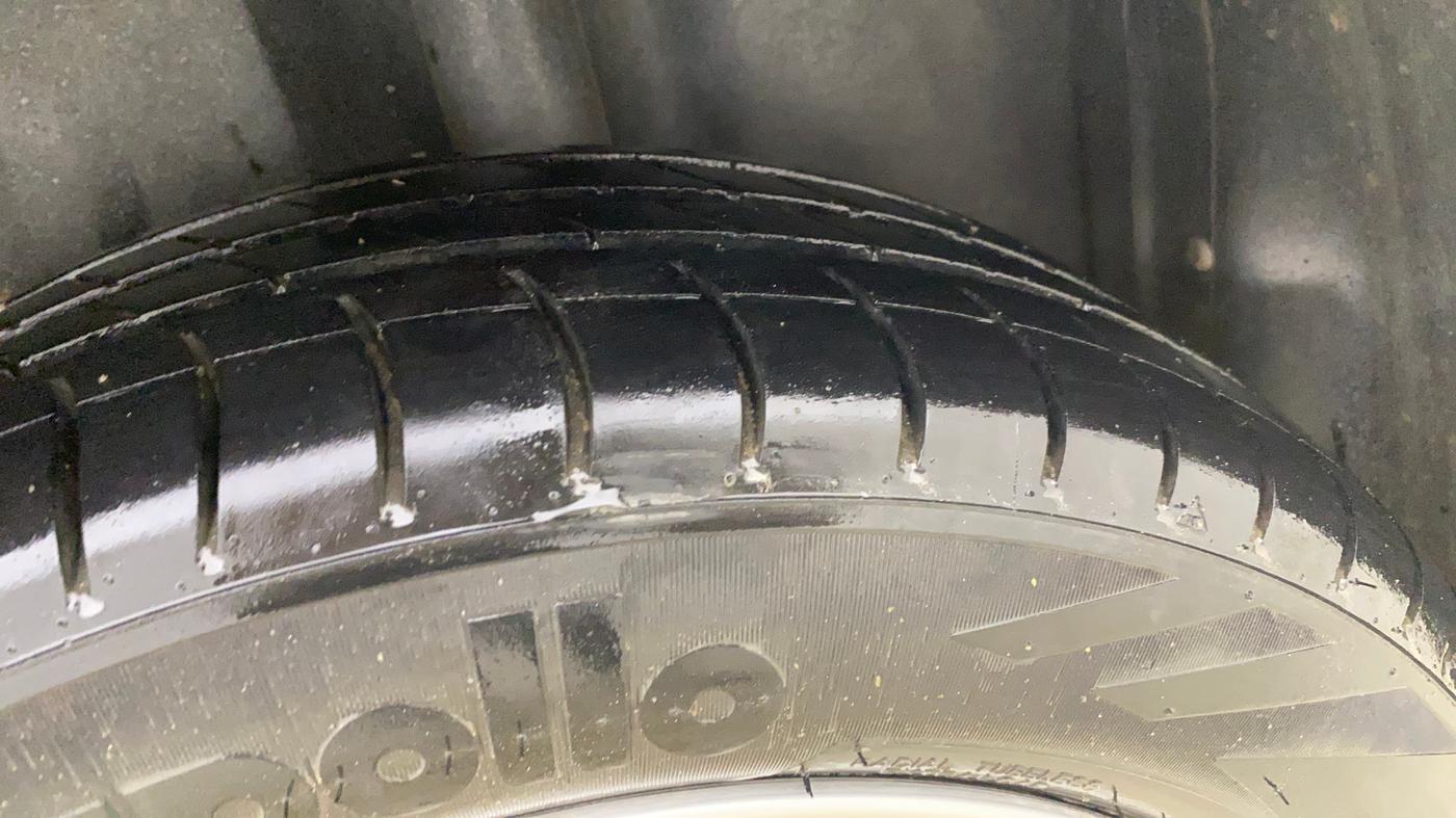 2013 Volkswagen Polo HIGHLINE1.2L, Petrol, Manual, 54,808 km, Left Rear Tyre Tread