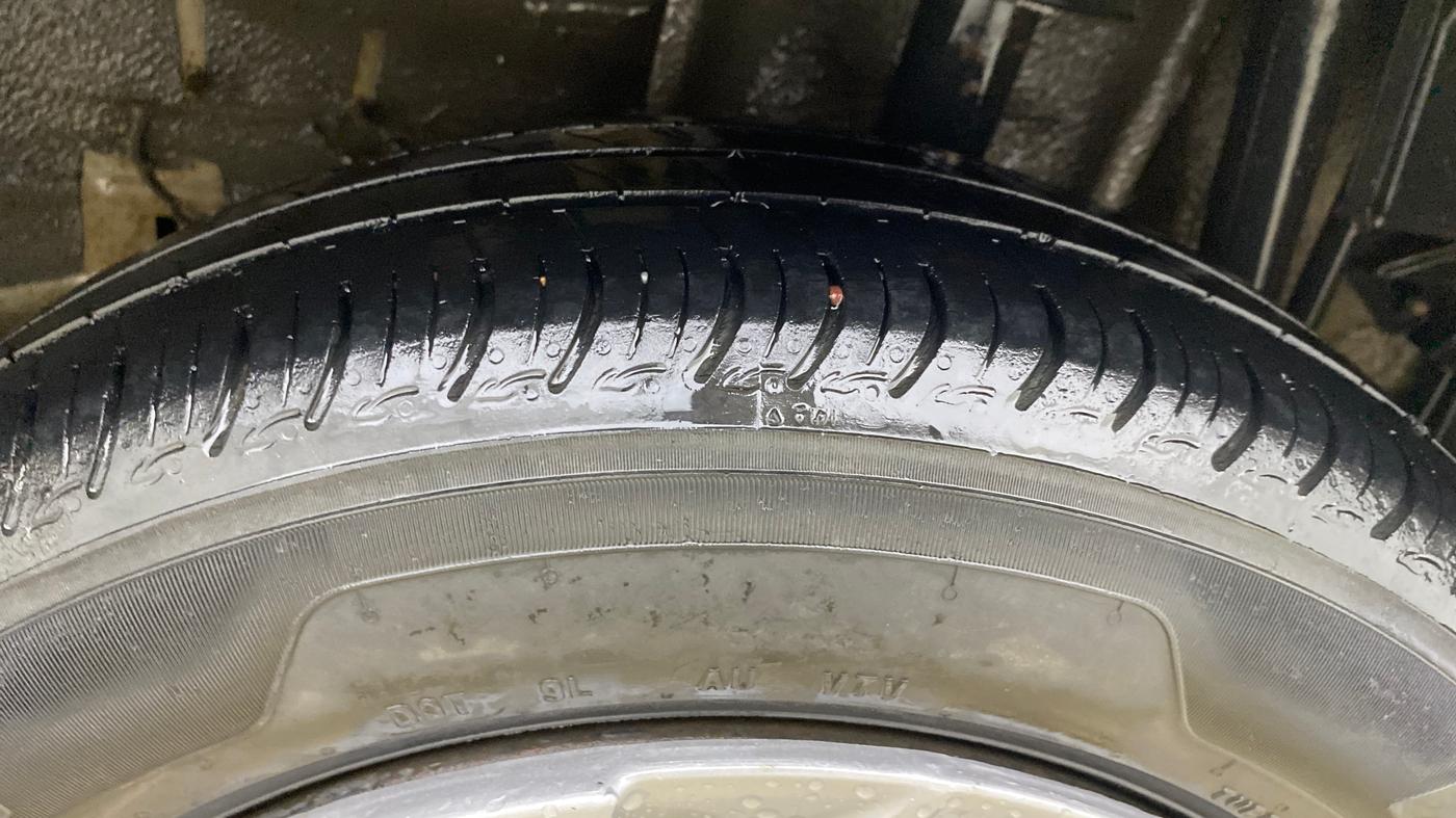 2017 Tata Tiago XT PETROL, Petrol, Manual, 87,134 km, Left Rear Tyre Tread