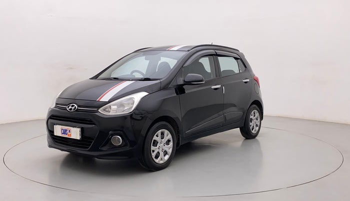 2014 Hyundai Grand i10 SPORTZ AT 1.2 KAPPA VTVT, Petrol, Automatic, 1,06,876 km, Left Front Diagonal
