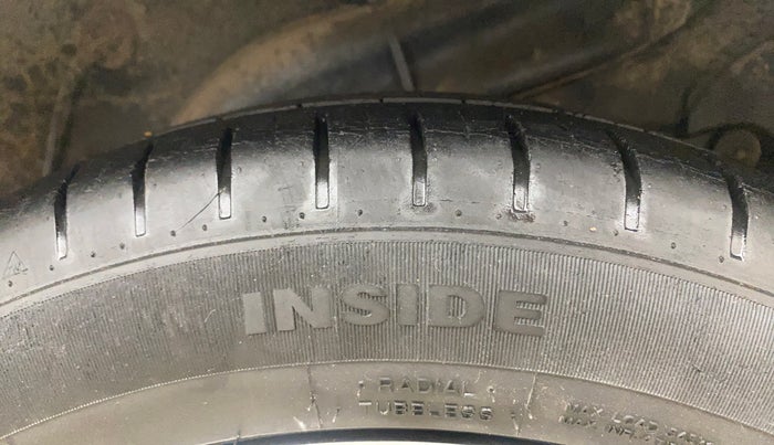 2017 Hyundai Verna 1.6 VTVT SX, Petrol, Manual, 60,315 km, Left Rear Tyre Tread