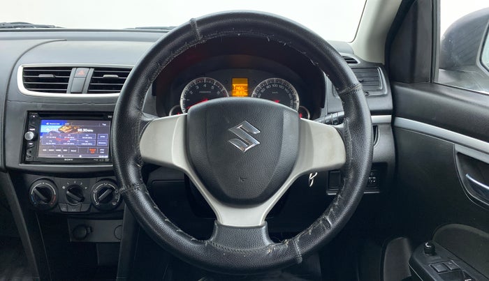 2014 Maruti Swift VXI D, Petrol, Manual, 36,425 km, Steering Wheel Close Up