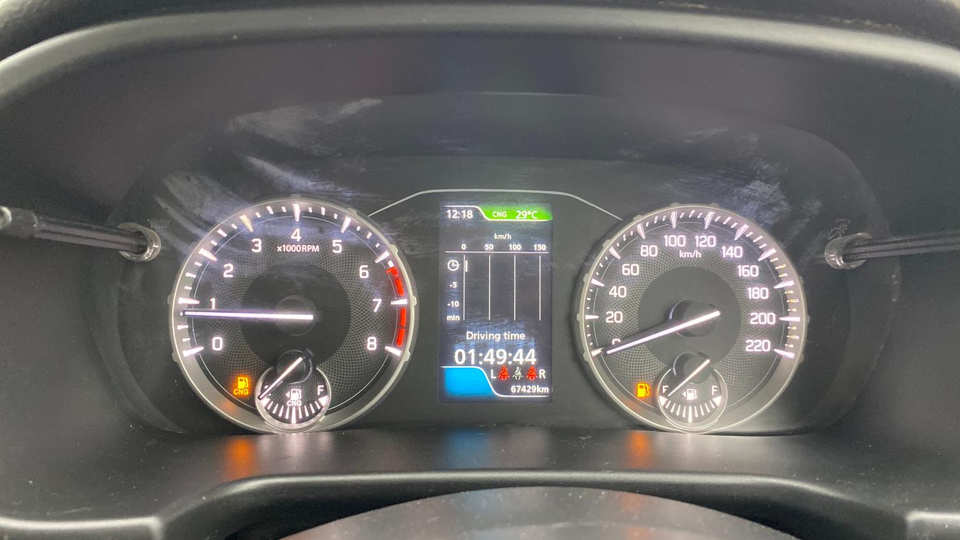 2025 Maruti BREZZA ZXI S-CNG, CNG, Manual, 67,426 km, Odometer Image