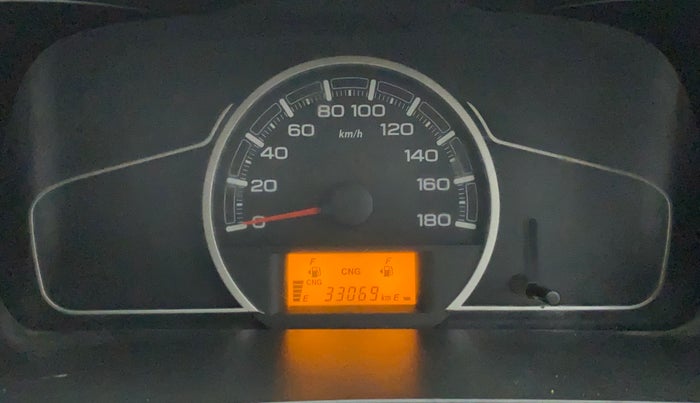 2020 Maruti Alto LXI CNG, CNG, Manual, 33,069 km, Odometer Image