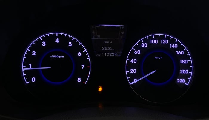 2013 Hyundai Verna FLUIDIC 1.6 VTVT SX, Petrol, Manual, 1,10,231 km, Odometer Image