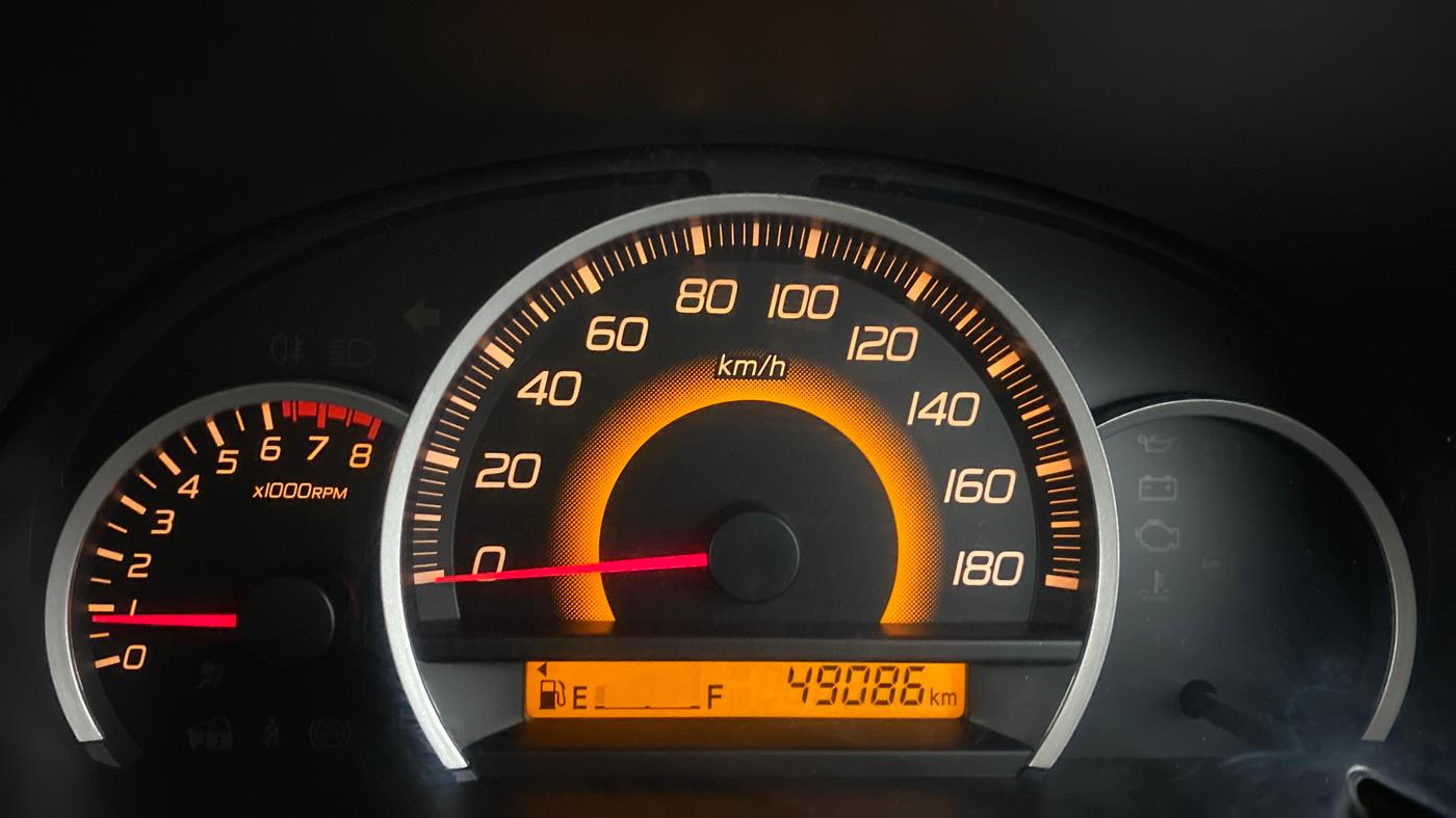 2015 Maruti Wagon R 1.0 VXI, Petrol, Manual, 49,196 km, Odometer Image