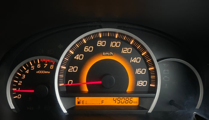 2015 Maruti Wagon R 1.0 VXI, Petrol, Manual, 49,196 km, Odometer Image