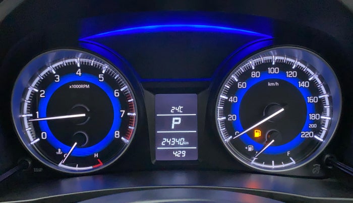 2021 Maruti Baleno DELTA CVT PETROL 1.2, Petrol, Automatic, 24,387 km, Odometer Image