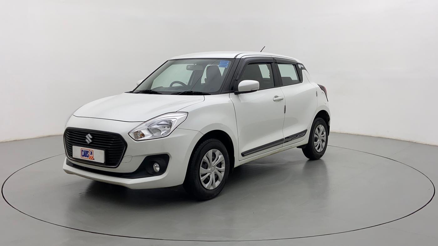 2019 Maruti Swift VXI AMT D, Petrol, Automatic, 8,609 km, Left Front Diagonal