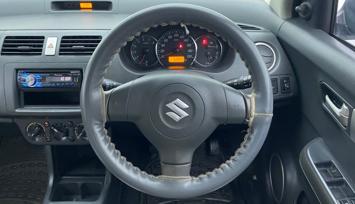 2011 Maruti Swift VXI D, Petrol, Manual, 53,025 km, Steering Wheel Close Up