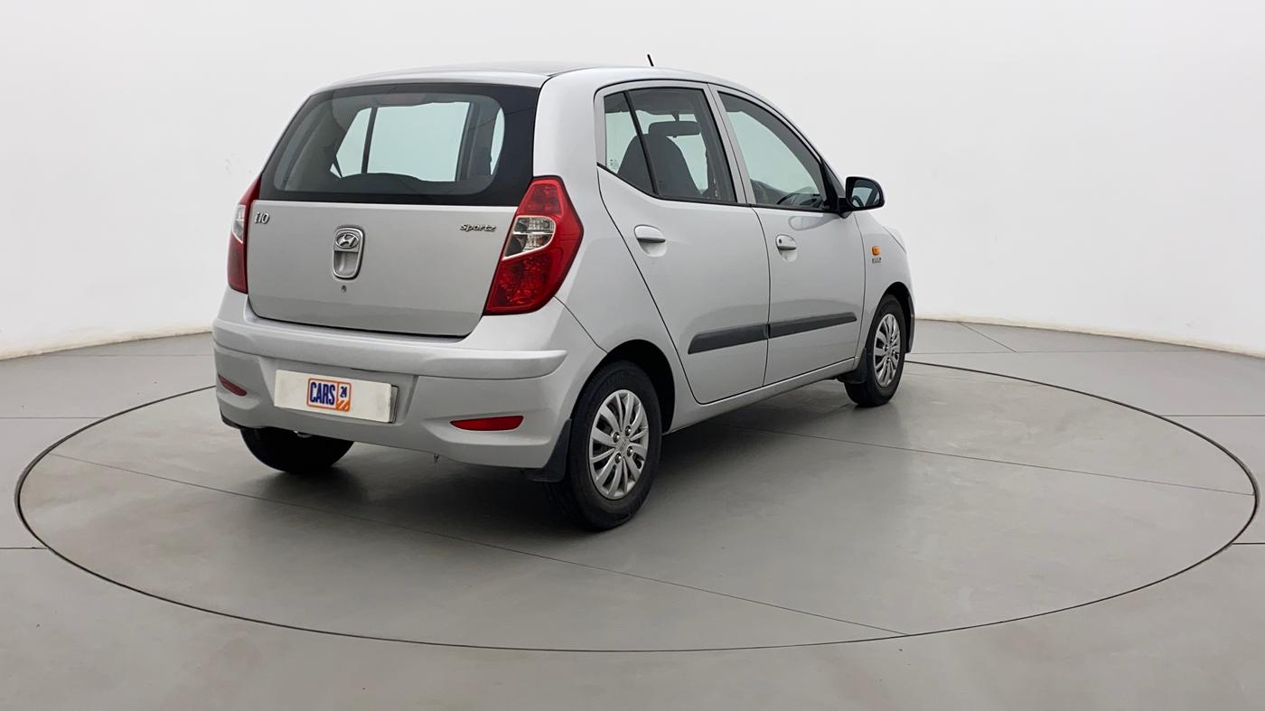 2015 Hyundai i10 SPORTZ 1.1, Petrol, Manual, 36,785 km, Right Back Diagonal