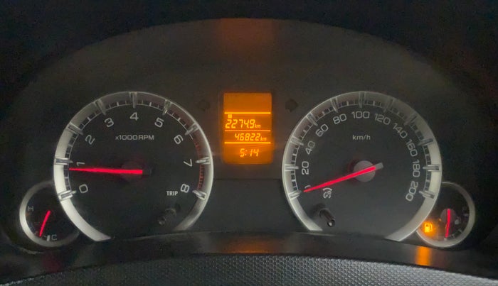 2013 Maruti Swift VXI, Petrol, Manual, 46,822 km, Odometer Image