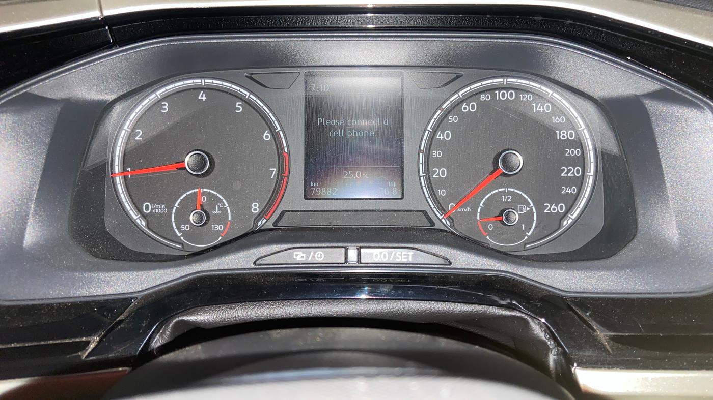 2022 Volkswagen VIRTUS HIGHLINE TSI 1.0 MT, Petrol, Manual, 79,865 km, Odometer Image