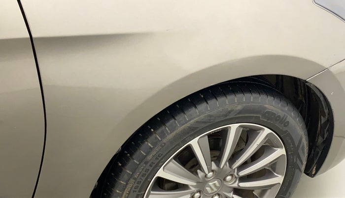 2020 Maruti Ciaz ALPHA 1.5 SHVS PETROL, Petrol, Manual, 27,344 km, Right fender - Slightly dented