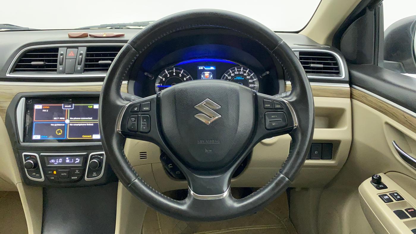 2020 Maruti Ciaz ALPHA 1.5 SHVS PETROL, Petrol, Manual, 27,344 km, Steering Wheel Close Up