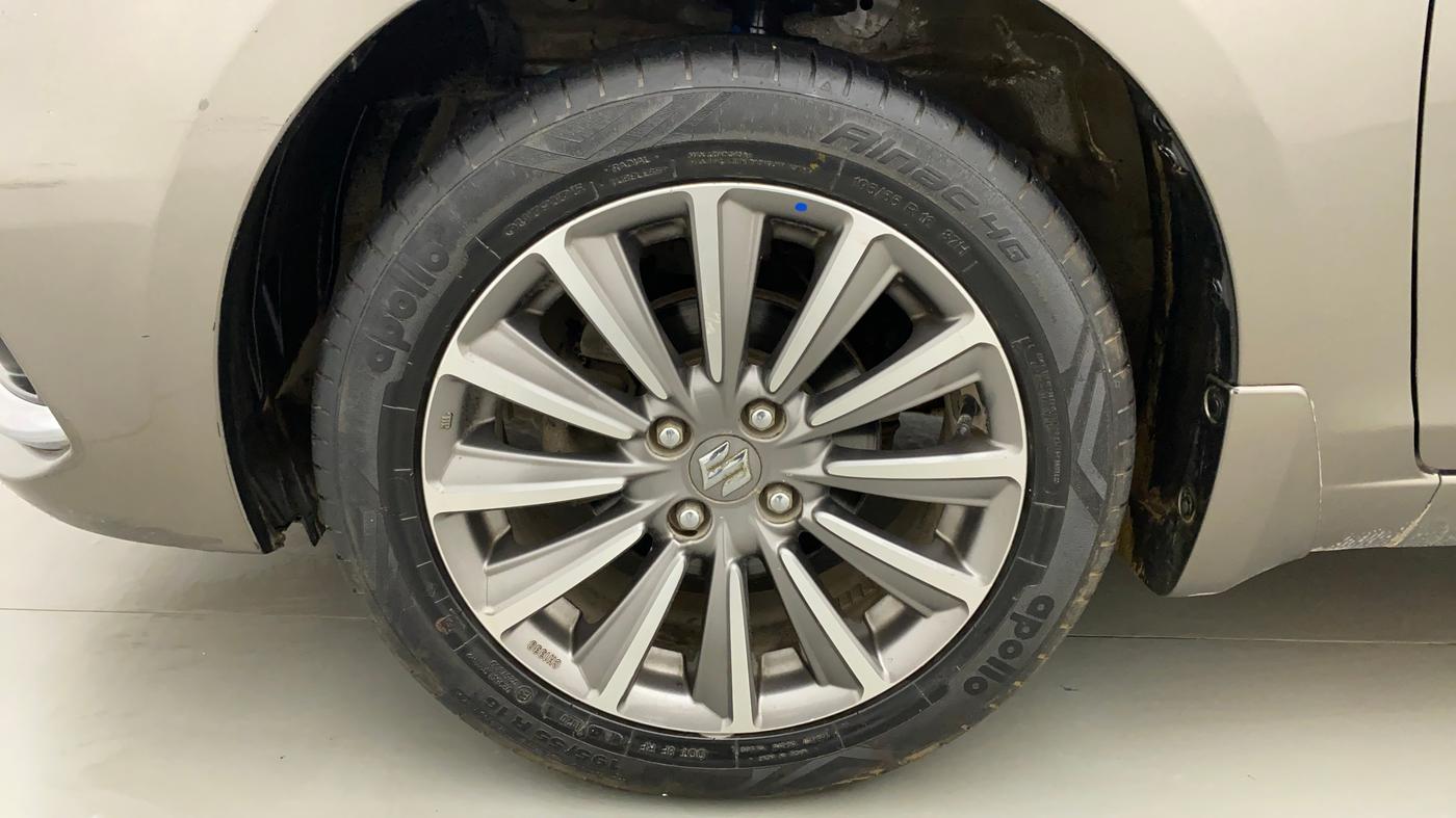 2020 Maruti Ciaz ALPHA 1.5 SHVS PETROL, Petrol, Manual, 27,344 km, Left Front Wheel