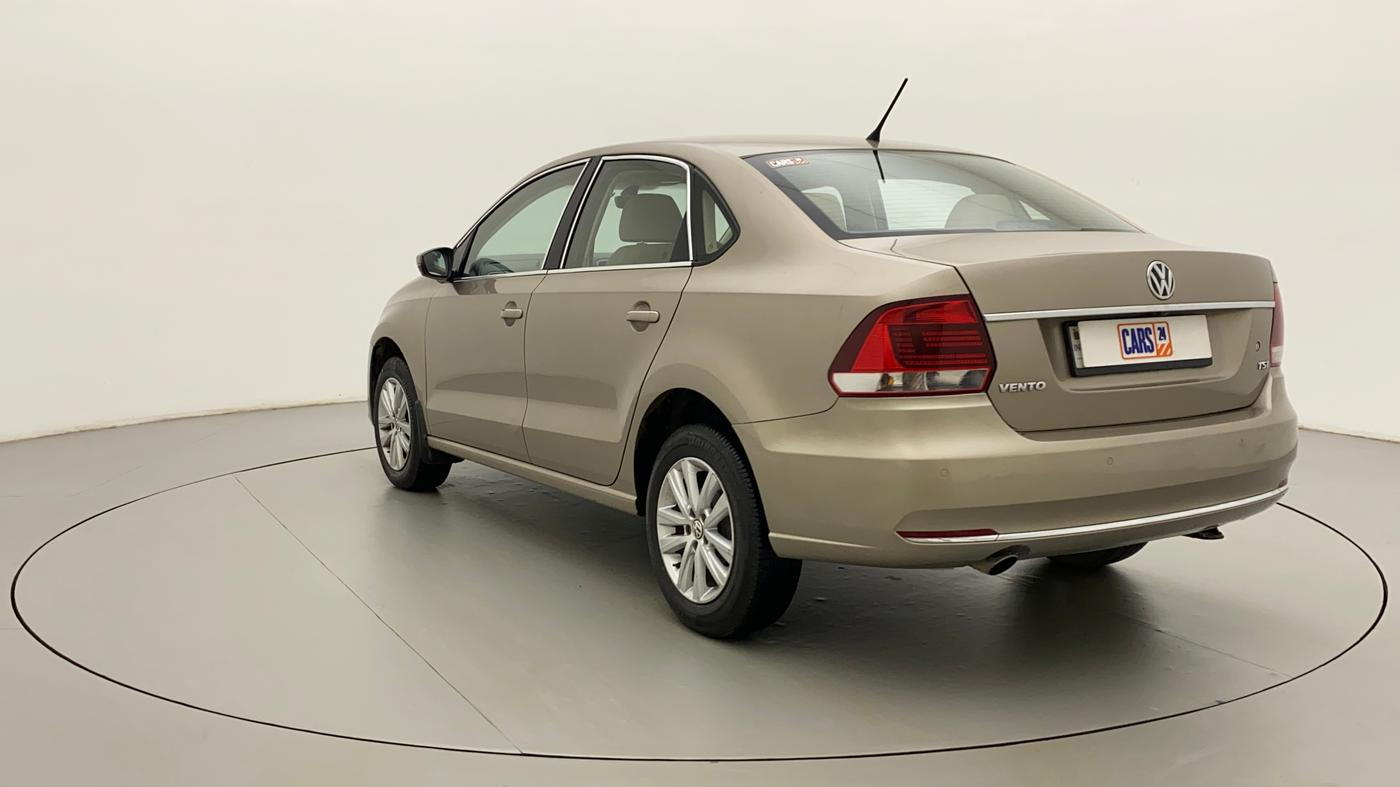 2017 Volkswagen Vento HIGHLINE PLUS 1.2 AT 16 ALLOY, Petrol, Automatic, 95,879 km, Left Back Diagonal