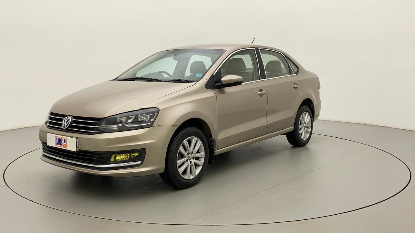 2017 Volkswagen Vento HIGHLINE PLUS 1.2 AT 16 ALLOY, Petrol, Automatic, 95,879 km, Left Front Diagonal