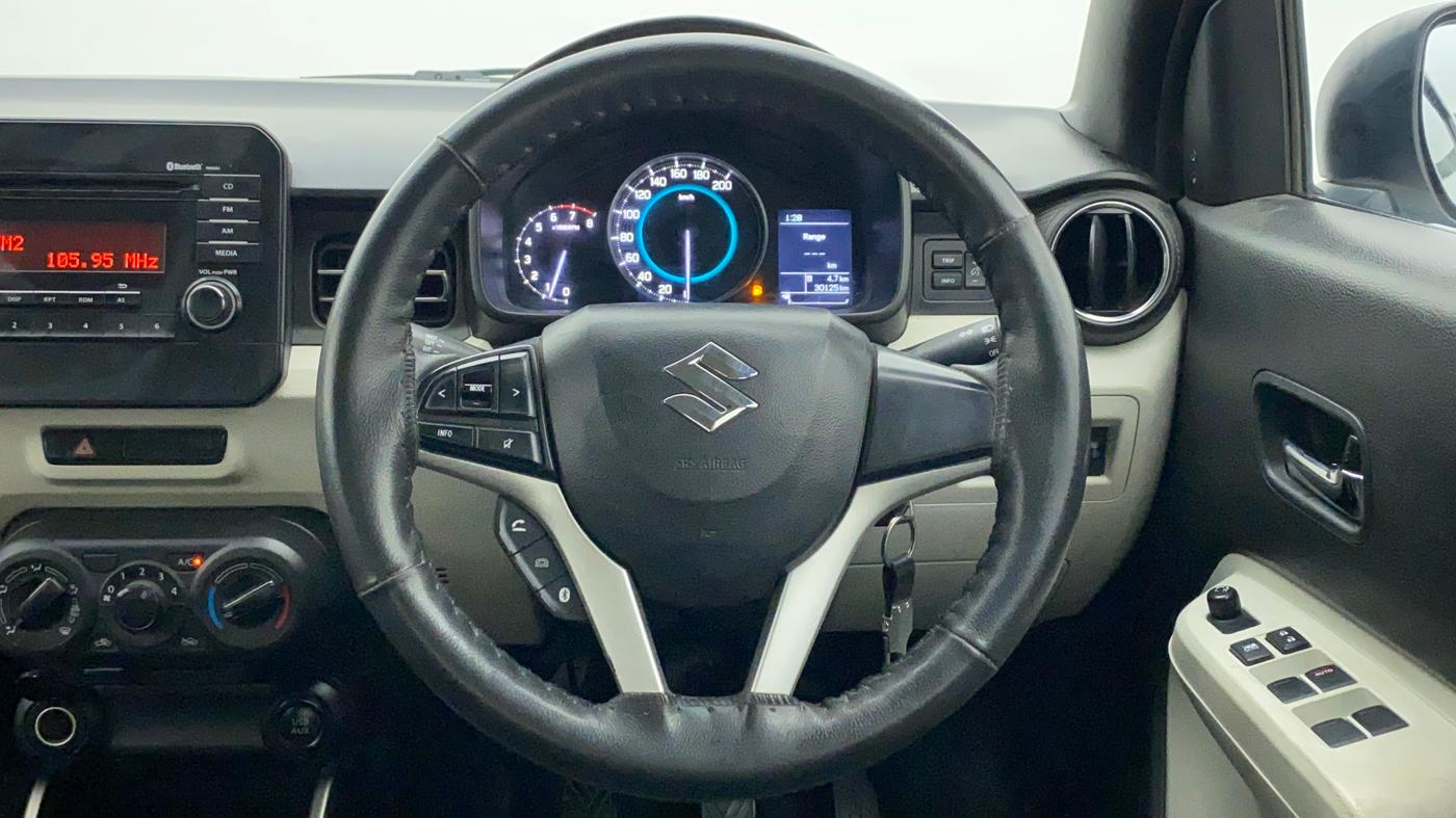 2017 Maruti IGNIS DELTA 1.2, Petrol, Manual, 30,125 km, Steering Wheel Close Up