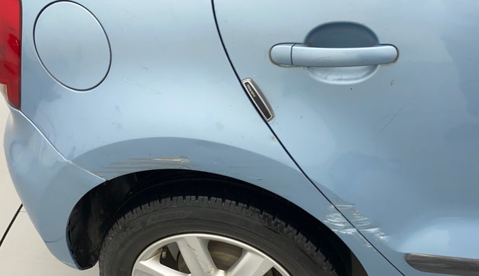 2011 Volkswagen Polo COMFORTLINE 1.2L PETROL, Petrol, Manual, 73,362 km, Right quarter panel - Minor scratches