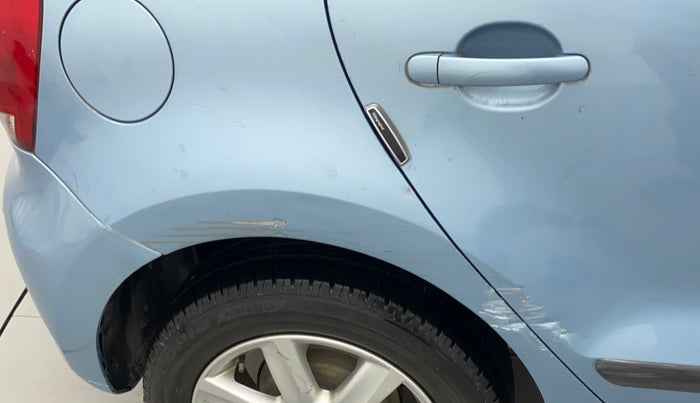 2011 Volkswagen Polo COMFORTLINE 1.2L PETROL, Petrol, Manual, 73,362 km, Right quarter panel - Paint has minor damage