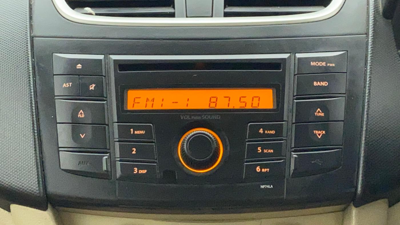 2012 Maruti Swift Dzire VXI, Petrol, Manual, 35,844 km, Infotainment System