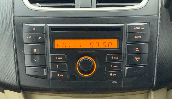 2012 Maruti Swift Dzire VXI, Petrol, Manual, 35,844 km, Infotainment System